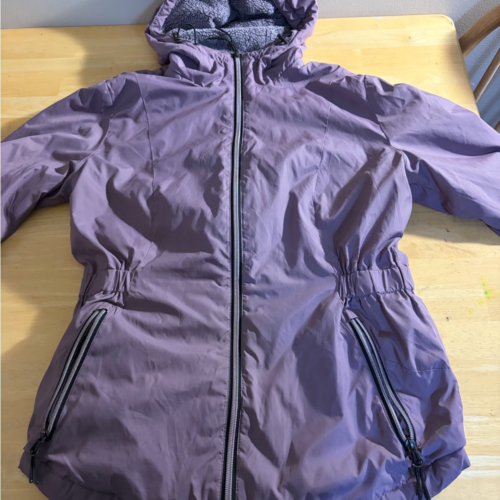 Women's Purple Hooded Jacket